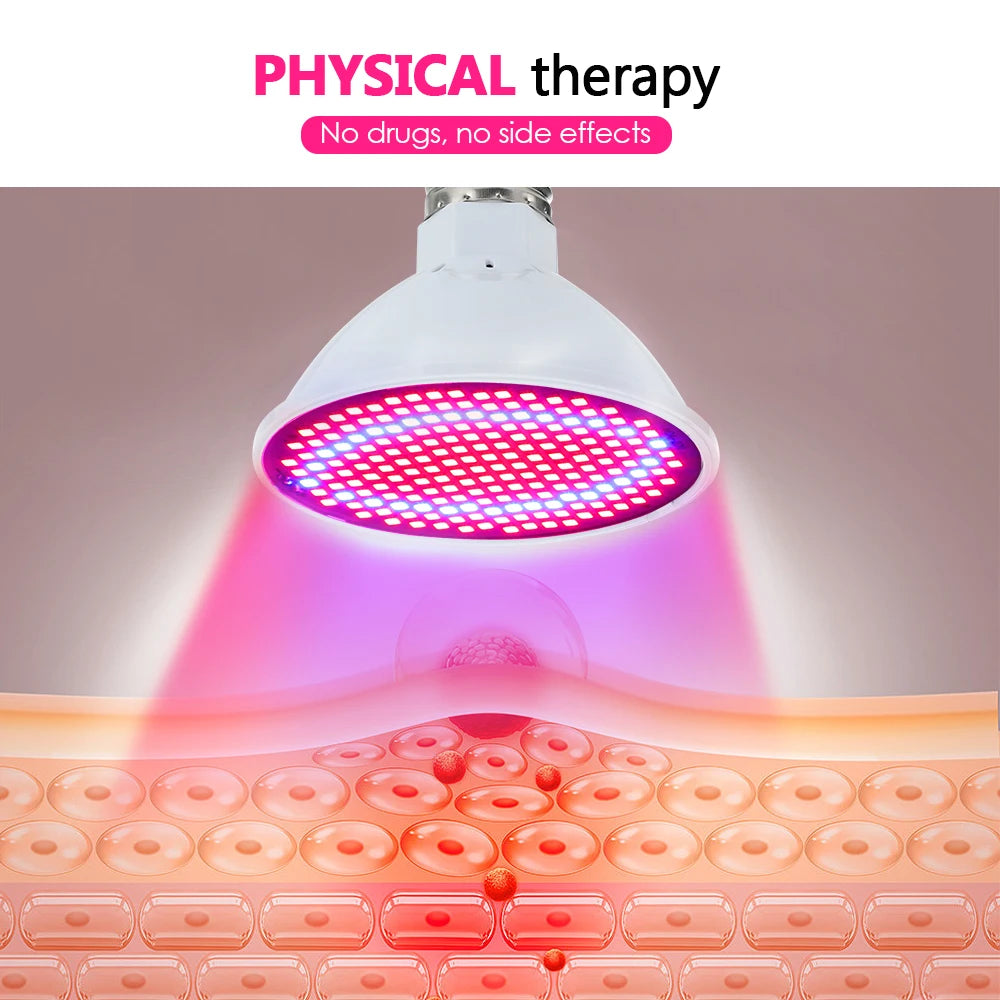 Anti Aging Red blue led Light Therapy Deep Red 660nm Near Infrared 850nm Beauty plant grow light bulb lamp for Full Body Skin