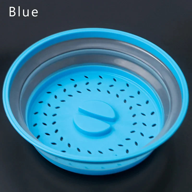 Kitchen Tools Microwave Splatter Cover Heating Folding Cover Fresh-keeping Cover Oil-proof Splash-proof Cover Cooking Lid