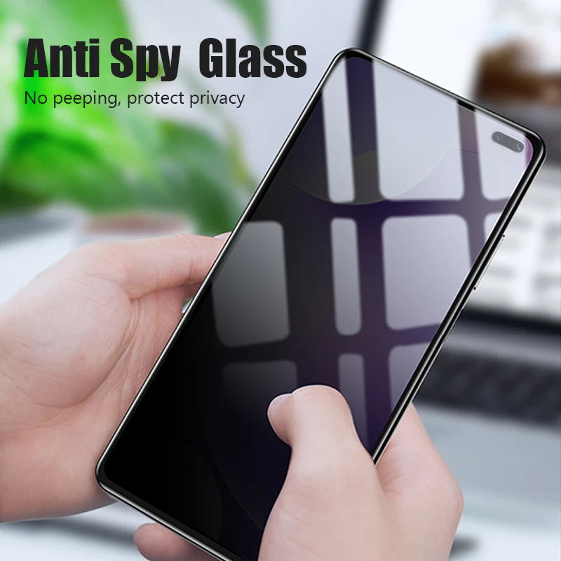 2PCS Anti Spy Screen Protector for Xiaomi Poco X3 Pro Privacy Glass on Redmi Note 10 Pro 10S 11Pro 5G 11Pro Plus 11S 12 Pro Plus