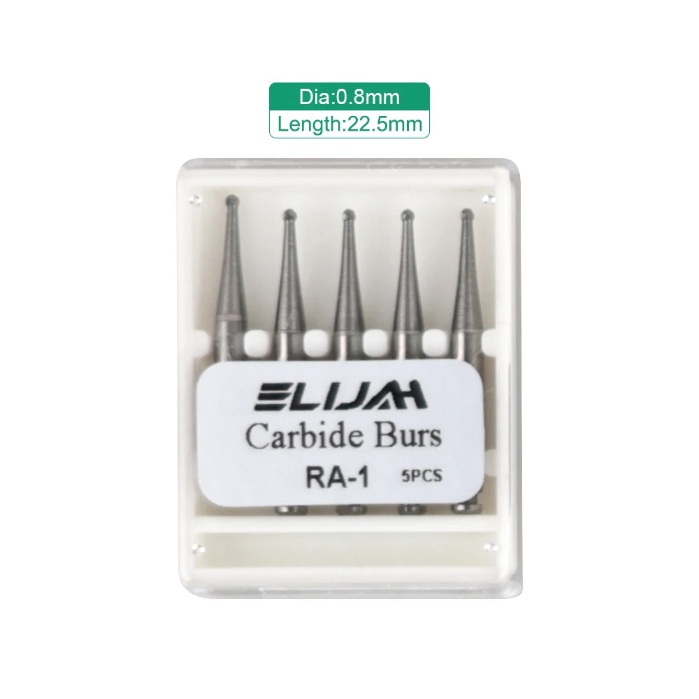 5Pcs/box Dia.2.35mm Dental Round Bur RA Series Tungsten Carbide Bur For Low Speed Contra Angle Handpiece Polishing Tool Material