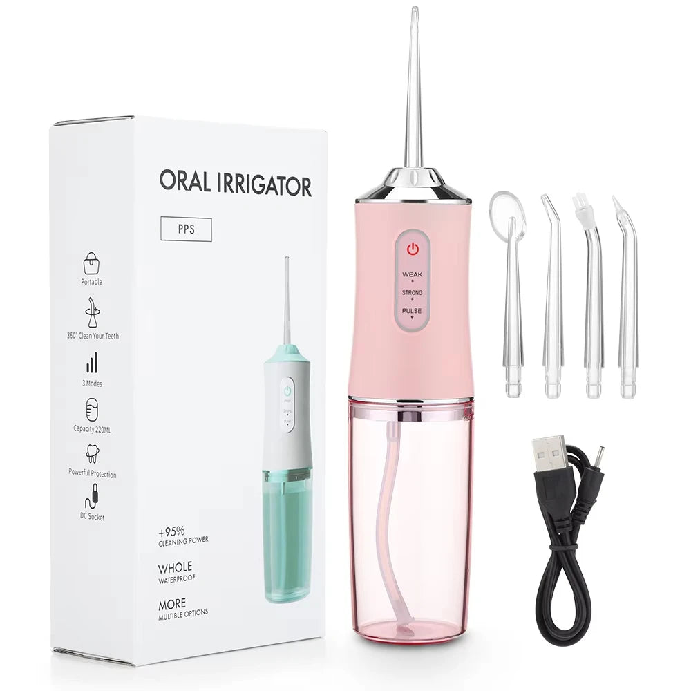 Portable Oral Irrigator Water Flosser Dental Water Jet Tools Pick Cleaning Teeth Washing MachineFloss