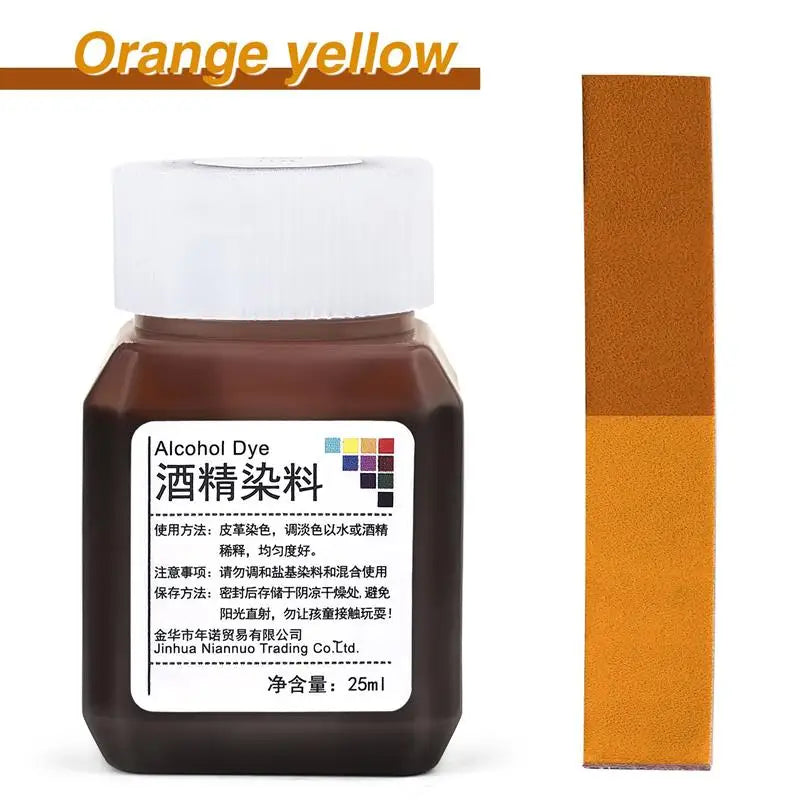 24 Color Leather Alcohol Dye Complete Set Of Diy Handmade Leather Cow Leather Dye Vegetable Tanned Leather Dye Alcohol Dye Water