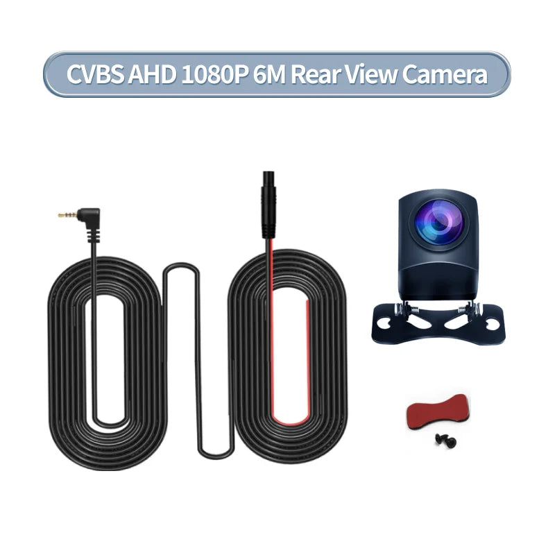 Universal 1080P Rear View Camera AHD 4 Pin 2.5mm Automatic Reversing HD Night Vision IP67 Rearview Mirror Cam Car Backup
