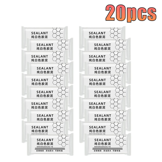 1-20pcs Waterproof Duct Seal Clay Silicone Putty Rubber Repair Air Conditioning Hole Moldable Repair Pipe Mastic Waterproof Glue
