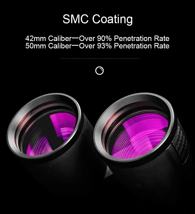 Shuntu Powerful 10x50 12x50 ED Lens Binocular Magnesium Alloy SMC BAK4 Prism Nitrogen Filled IPX7 Waterproof For Travel Hunting