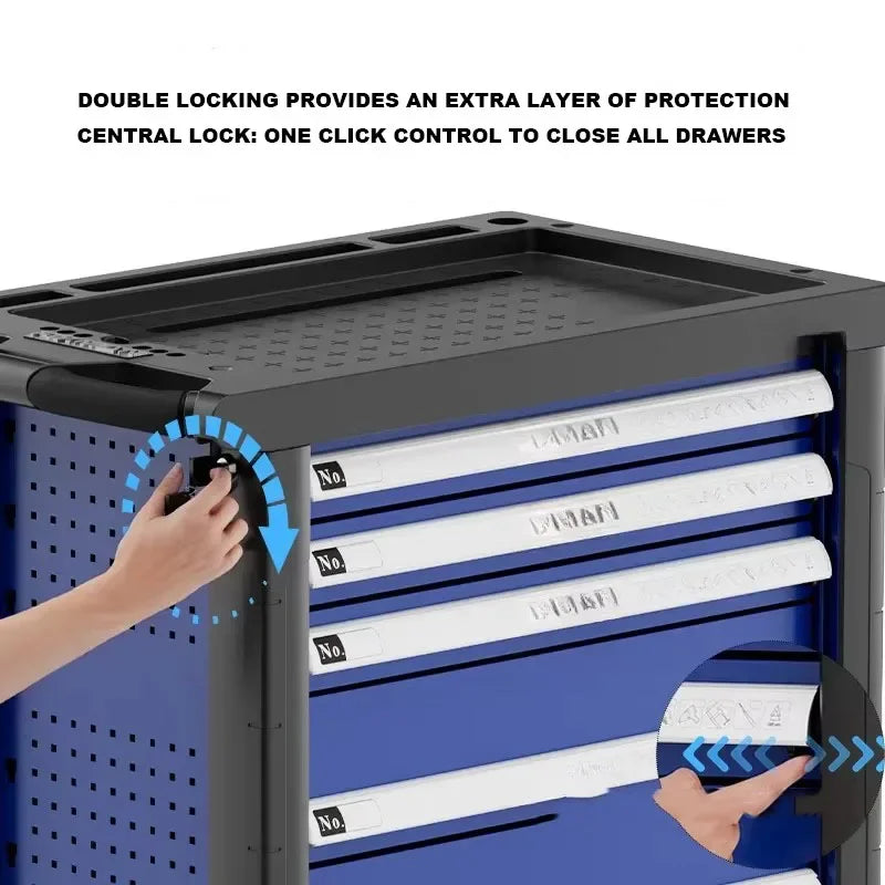 Garage Organizer Storage Tool Cabinet Trolley Complete Rack Professional Workshop Maleta De Ferramentas Completa Tools Packaging