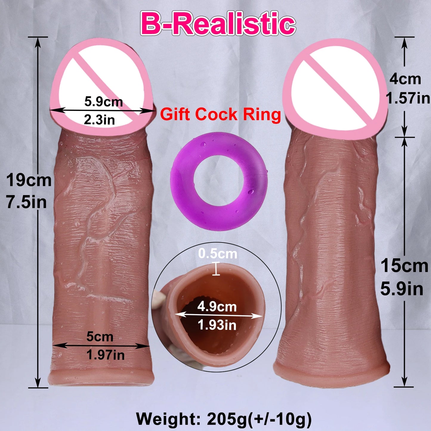4 Styles Soft Realistic Enlarger Penis Sleeve Big Growth Real Silicone Dick Man Delayed Ejaculation Extend Cock Condom Sex Toy