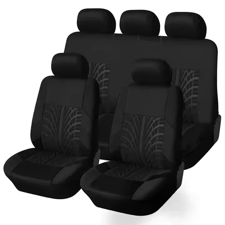 Customized Polyester Four Seasons Universal Full Set Car Seat Covers