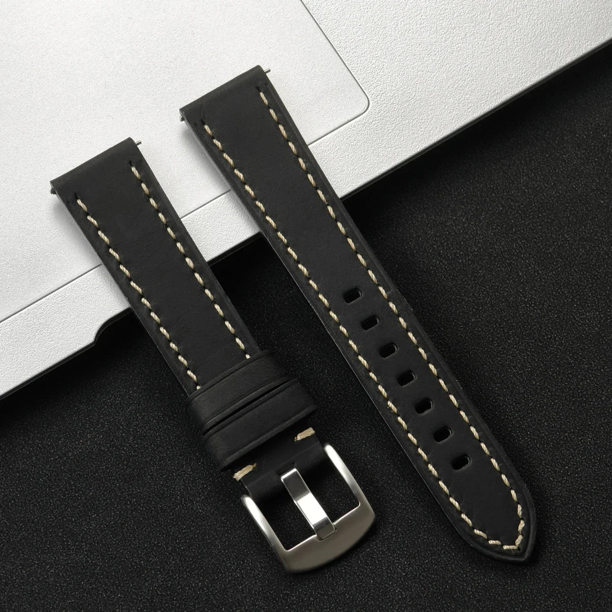 22mm 20mm Leather Strap For HUAWEI WATCH GT 4 46mm 4Pro GT3/2 Pro 42mm Soft Band For Samsung Galaxy Watch 7/6/5/4 40mm Wristband