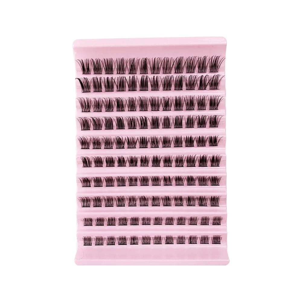 MIAOJIE Lash Clusters 120pcs Cluster Lashes 8-16mm Individual Lashes Natural Look D Curl Fluffy Cluster Lashes DIY Eyelash Exten