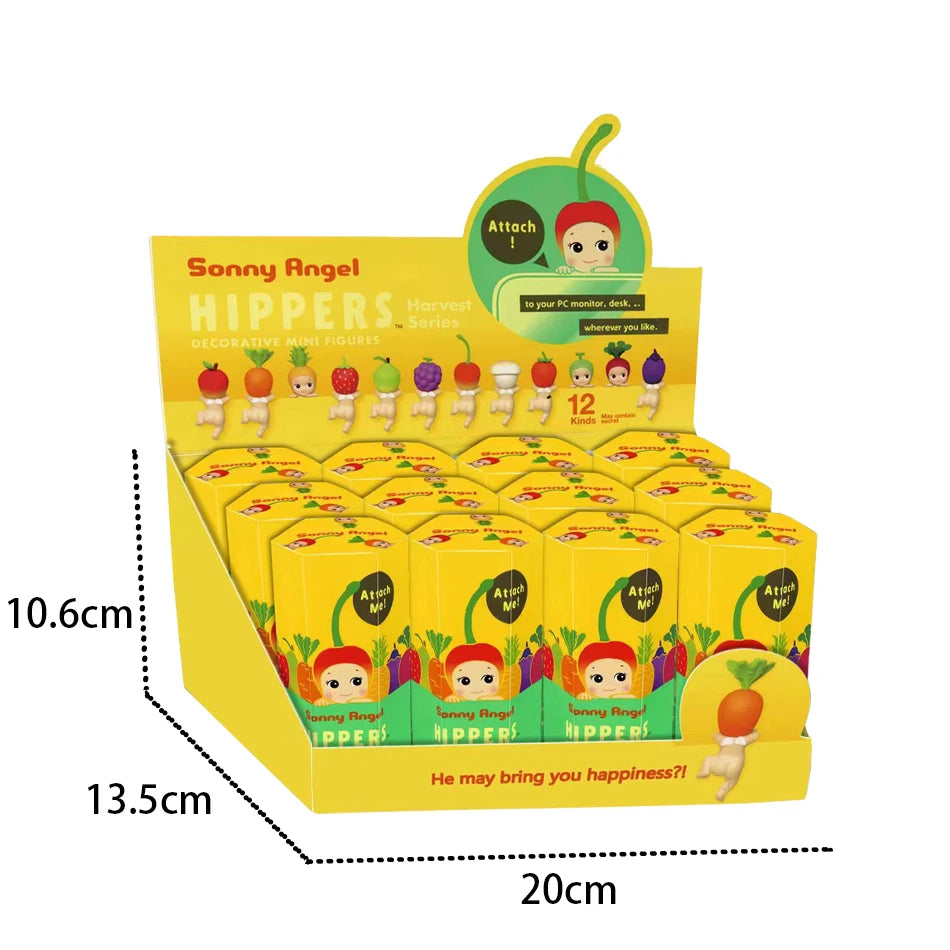 Sonny Angel In Stock Lying Down Hippers Action Figures Cute Mysterious Surprise Toy Anime Model Doll Children Christmas Gifts
