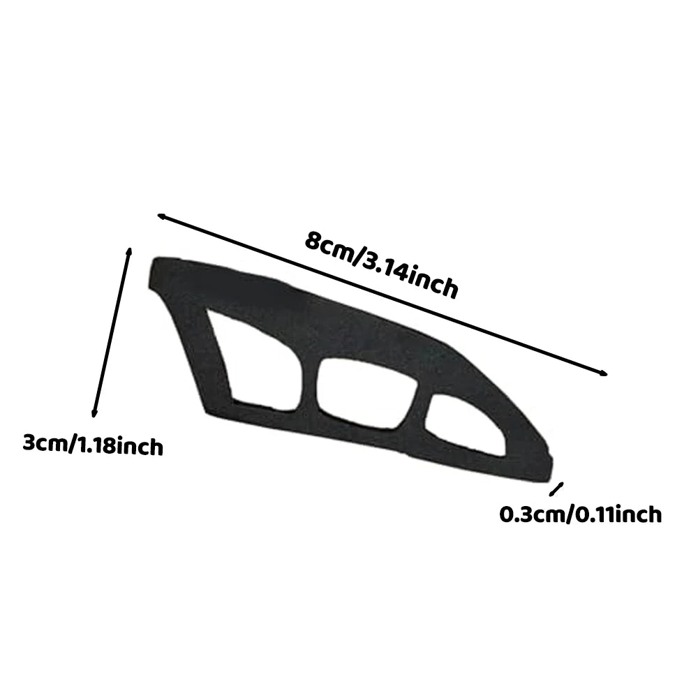 2PCs Eye Shadow Tool Multi-function Quick Eye Makeup Template Universal Eye Shadow Makeup Tool Suitable For Female Beginners