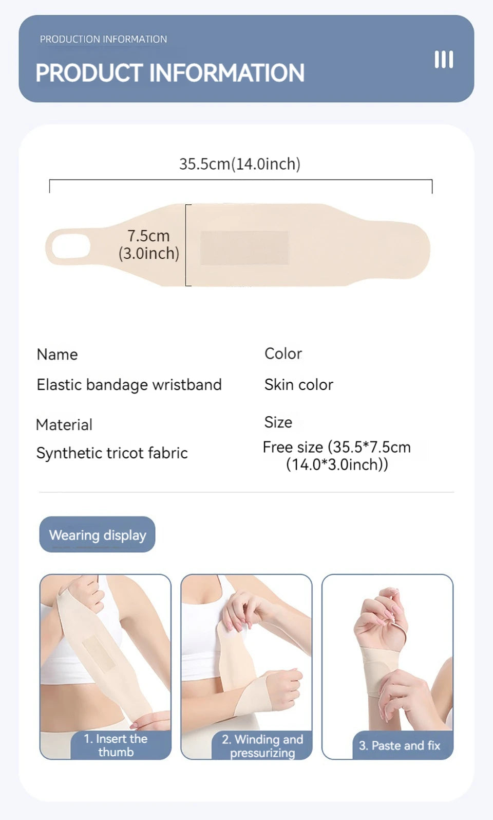 GOBYGO 1Pcs Lightweight Sports Compression Wrist Guard Pain Relief Anti-Sprain Ventilate Quick-dry Wrist Sleeve Badminton Tennis