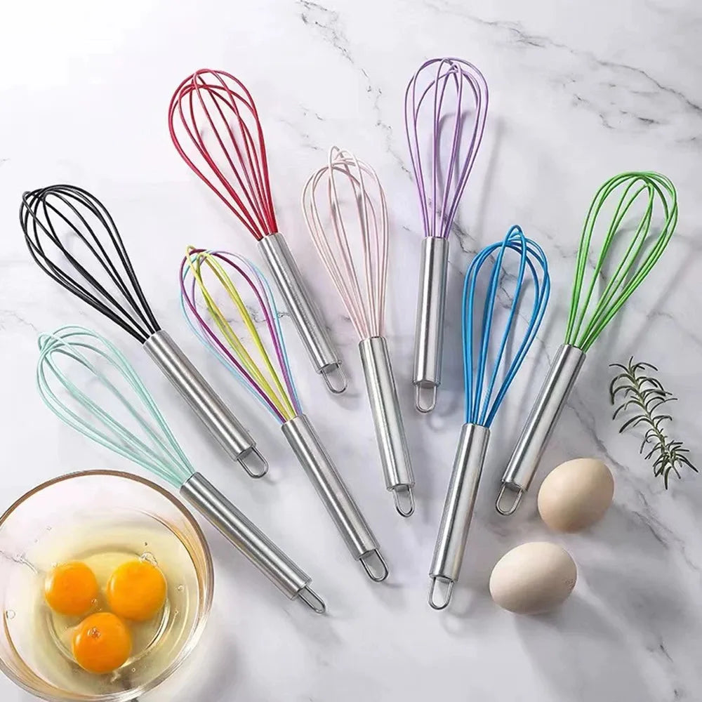 Home Egg Scrambler Hand Eggs Shaker Mixer Food Grade Silicone Egg Spinner Manual Tool In Shell Egg Spinner For Hard Boiled Eggs