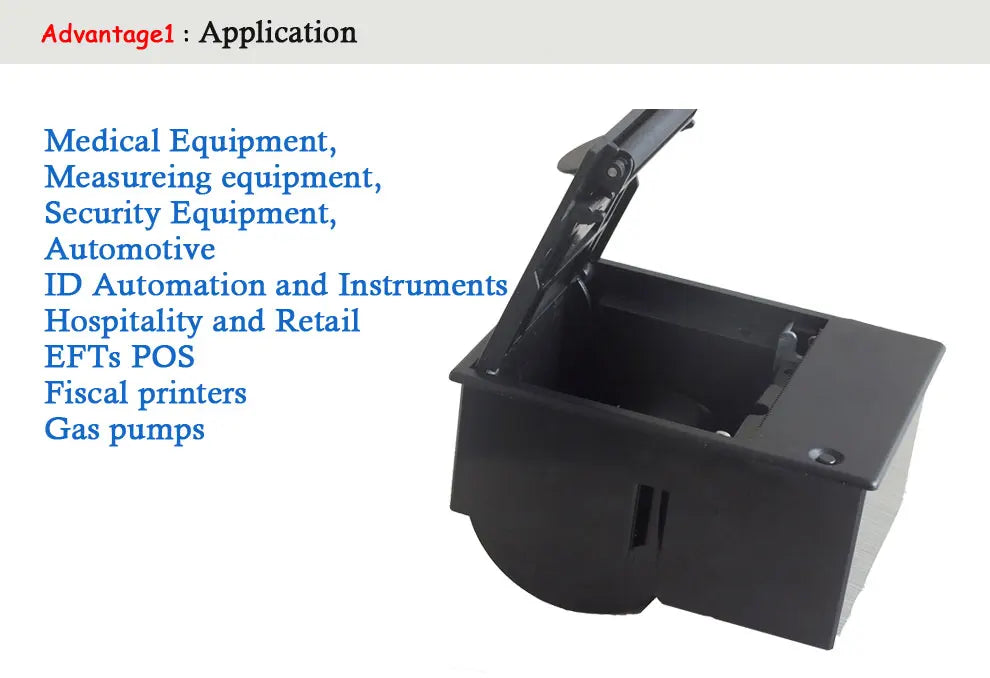 58mm Micro Panel Receipt Printer Embedded Thermal POS Printer for ATM, Vending Machine