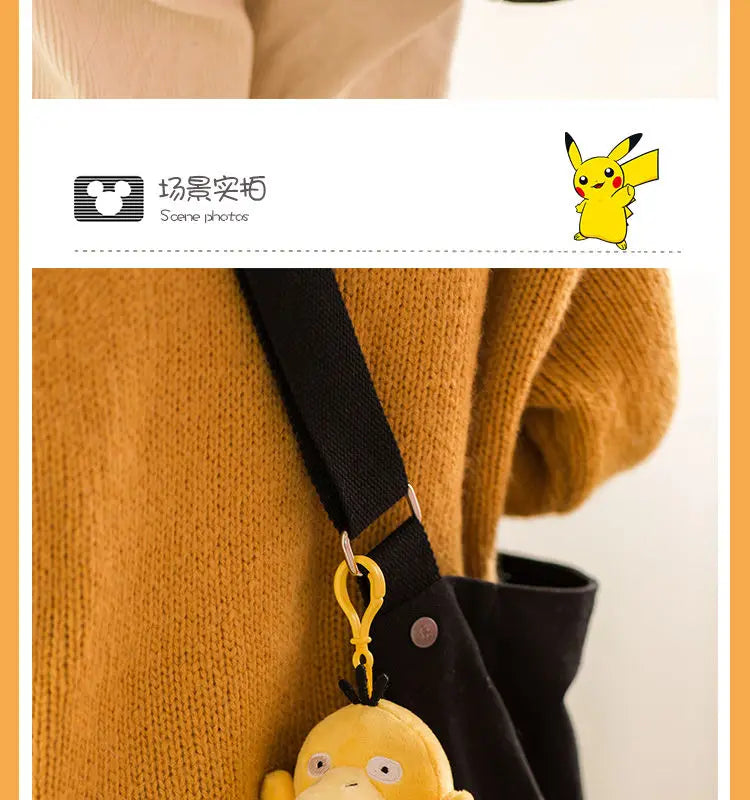 Clearance_Original Pokemon Plush Keychain Cartoon Toys Pikachu Charmander Psyduck Squirtle Snorlax Wobbuffet Doll Kids Kawai Toy