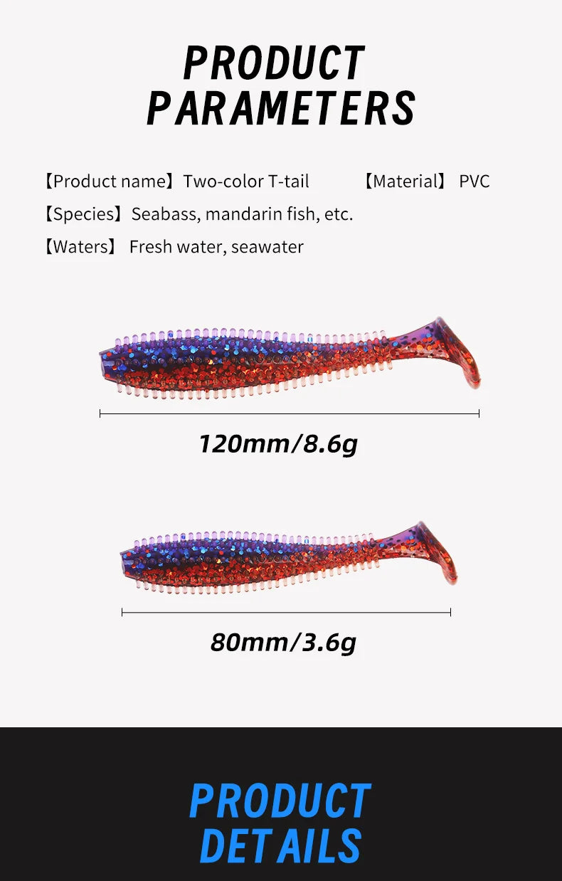 Silicone Soft Bait Fishing lure With Particles Fishing Bait 80MM120MM Pike Perch Fishing Artificial Bait Simulation Bait рыбалка