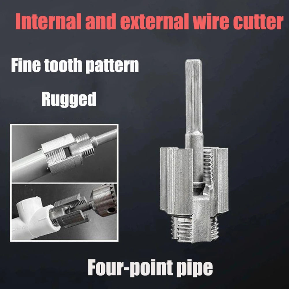 Integrated Internal and External Thread Pipe Threading Tool for 1/2-inch PPR Pipes with Taps and Dies for Thread Cutting