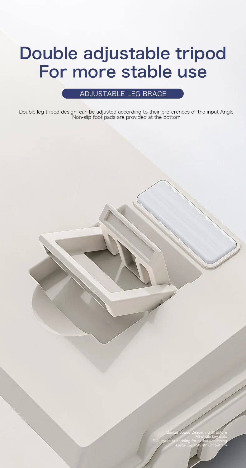 K8 100 Key Wireless Mechanical Keyboard Tri-mode Connection,Full Key Hot Swap,lighting Effects,Gasket Muffler Structure, Laptops