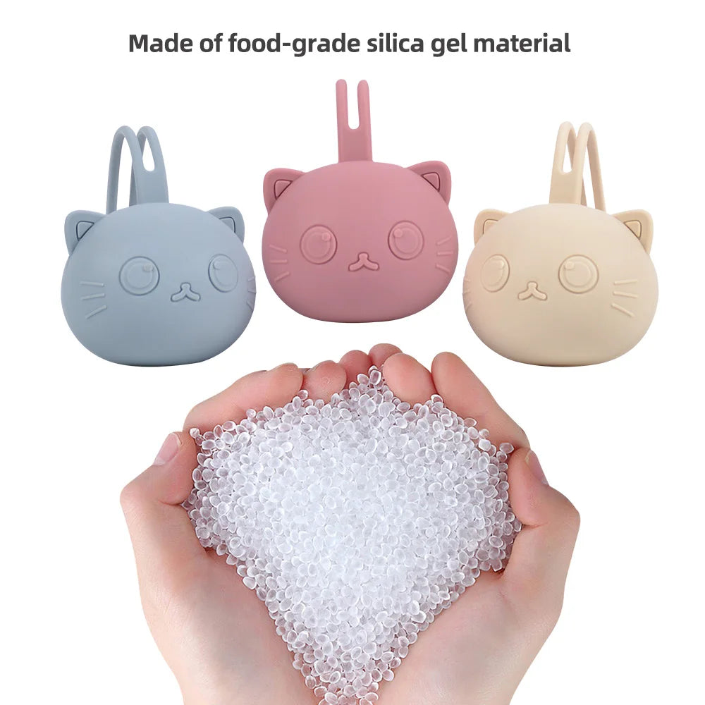 Baby Pacifier Holder Bag BPA Free Food Grade Silicone Infant Portable Soother Container Box Nipple Storage Box Cases Accessories