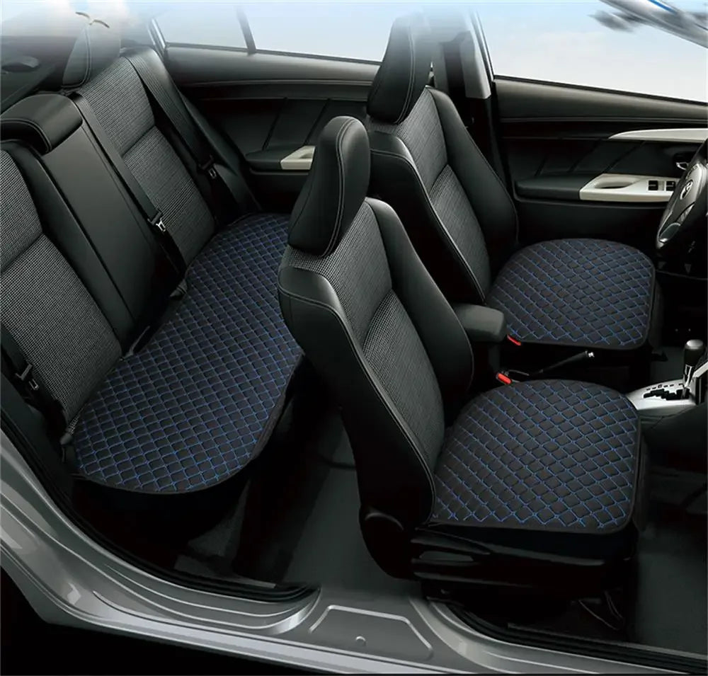 Universal Car Seat Cover Protector Car Accessori Backrest Front Rear Seat Back Waist Washable Cushion Pad Mat Auto Four Seasons