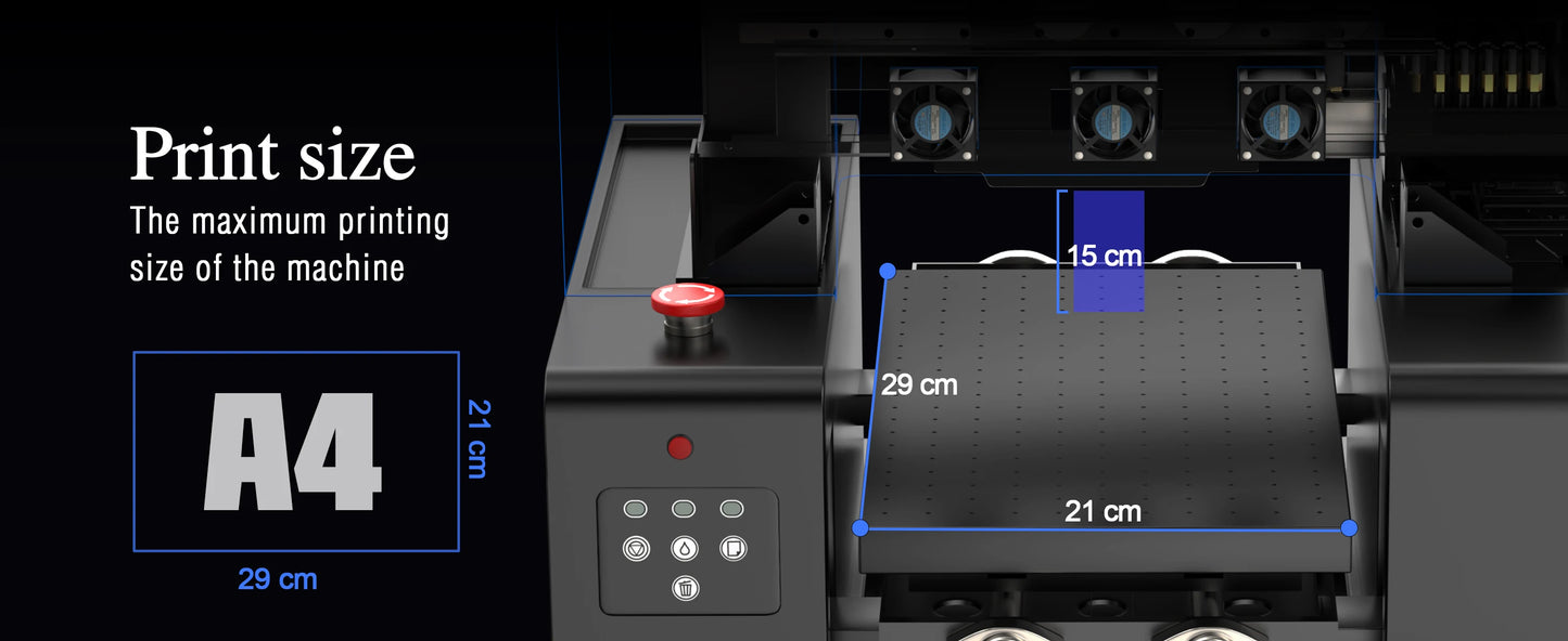 UV Printer A4 UV DTF Impresora UV Printing Machine L805 A4 UV Flatbed Printer with Varnish for Metal Wood Acrylic UV DTF Printer