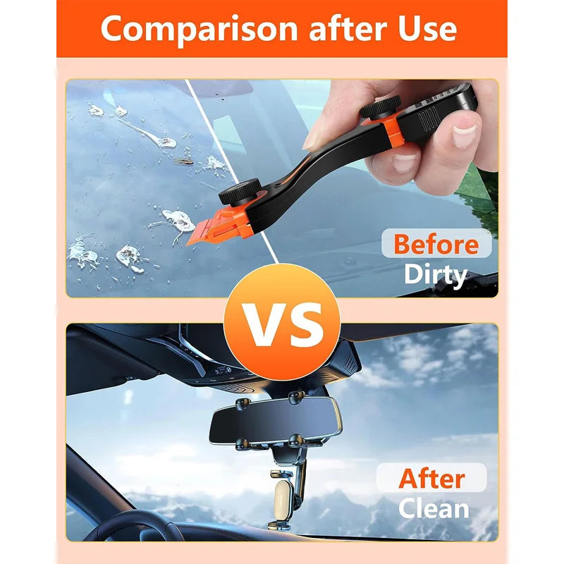 21Pcs/set Razor Blade Scraper for Car Glass with Extra Blades Car Sticker Lables Remover Tool Window Glass Cleaning Squeegee