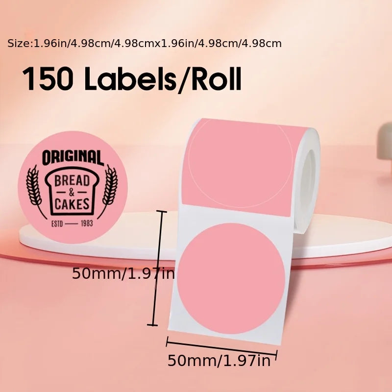 D100 thermal label printer, desktop label printer, wireless compatible with mobile phones and computers, suitable for shipping