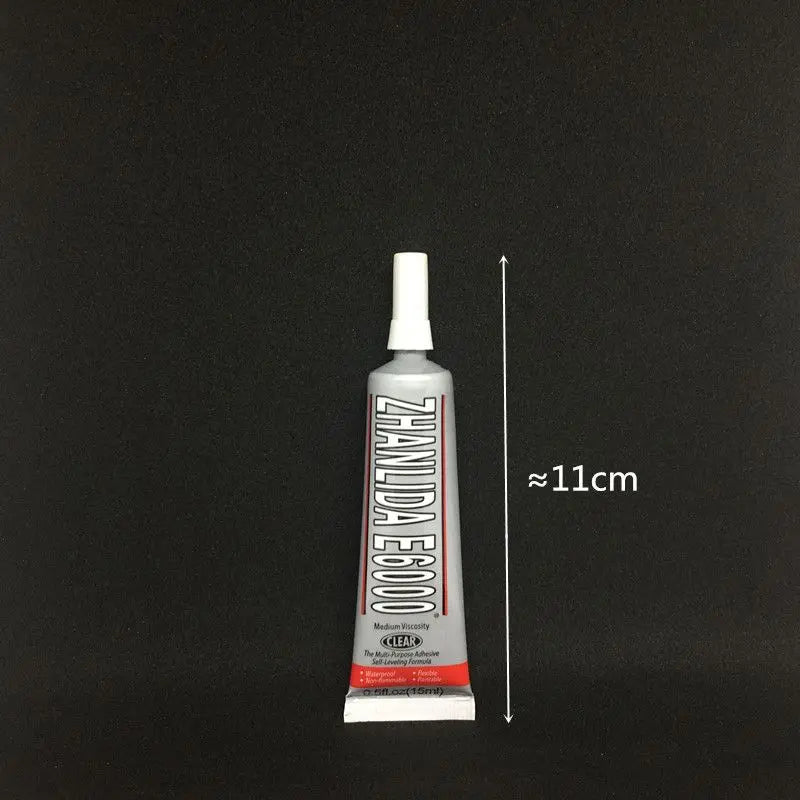 E6000 Clear Contact Adhesive For Jewelry Rhinestonne Crafts With Precision Applicator Tip - 110ml 50ml 25ml 15ml Glue