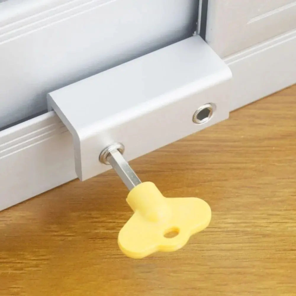 Useful Aluminum Alloy Sliding Window Locks Safety Unisex Protection Anti-Theft Limit Device Adjustable Window Safety Lock
