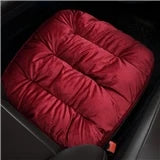 Car seat cushion with winter plush, winter down insulation, thick soft backrest, five seat universal winter cushion cover