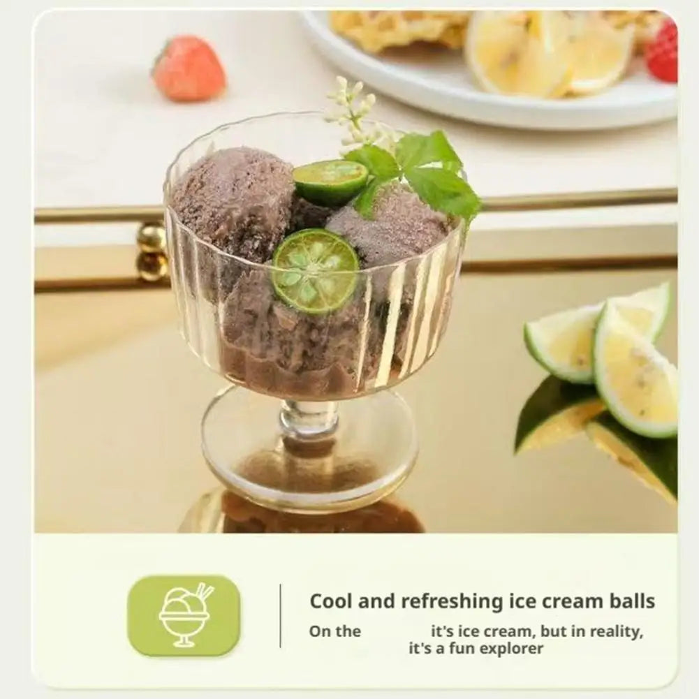 Multifunctional Rolled Ice Cream Maker - Cold Sweet Fried Ice Pan Tool DIY Household Frozen Yogurt Maker - For Homemade Dessert