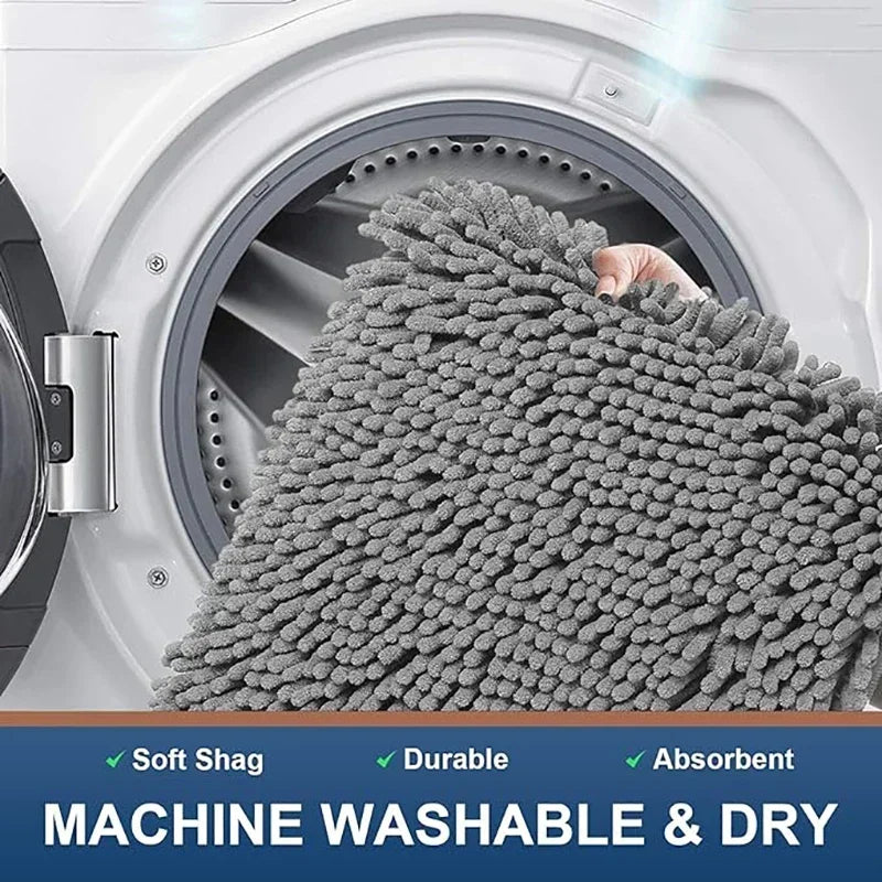 Dog Doormats for Muddy Paws Absorbent Non-slip Washable Mat Anti-slip Quick-drying Microfiber Mud Mat Pet Accessories