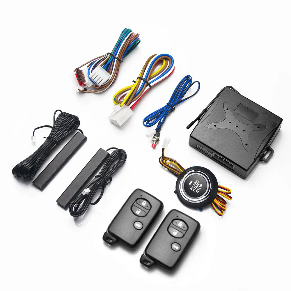 Car Alarm keyless entry start Systems Remote Central Door Lock Keyless System Auto Car SUV Anti-theft Tunning parts PKE