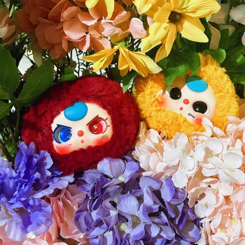 Baby Three Cute Fruit Plush Series Mystery Box Toy Doll Baby Three Guess Bag Stuffed Doll Blind Box Girls Cute Birthday Gifts