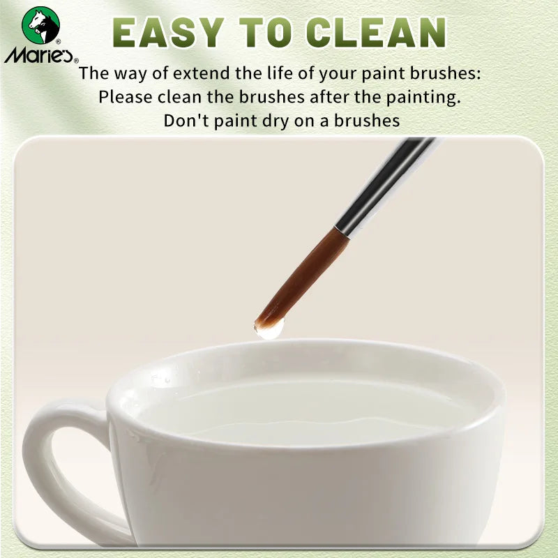 Marie's 00000 Fine Tip Paint Brush Set for Acrylic, Models, Mini  Miniature Detail , Nylon Hair Thin Extra Fine Paintbrushes