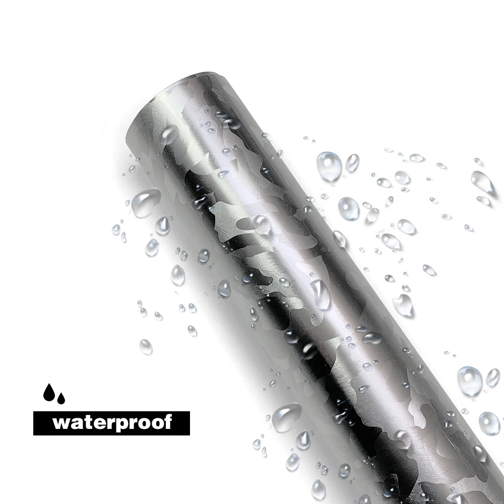 Carbon Fiber Sticker Ghost Silver Carbon Fiber Vinyl Wrap Films Glossy Car Sticker Anti Scratch Waterproof Decal Car Accessories