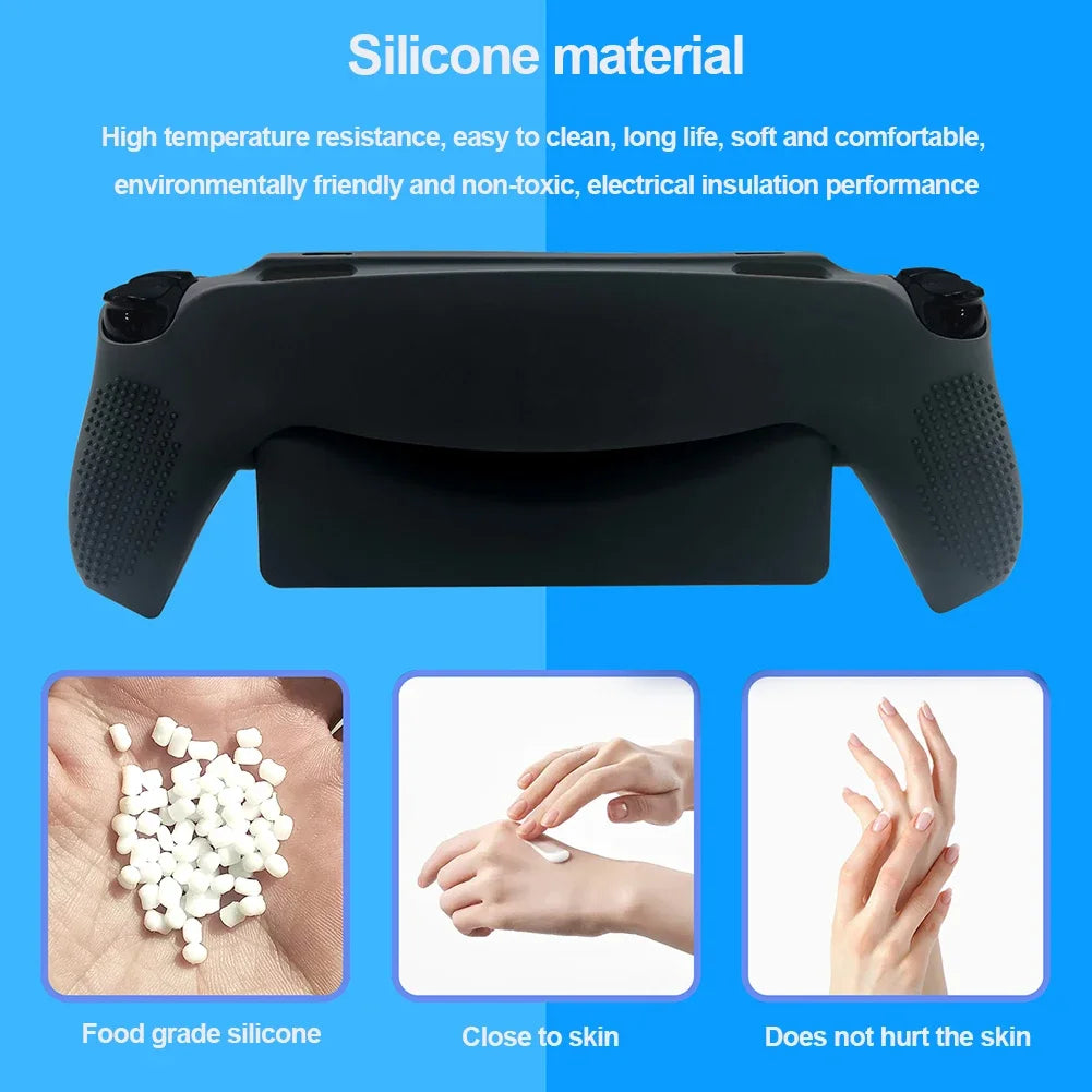 Silicone Protection Skin for PS5 Playstation Portal Game Console Soft Case Sleeve Anti-Scratch Non-Slip Gamepad Cover Grip Case
