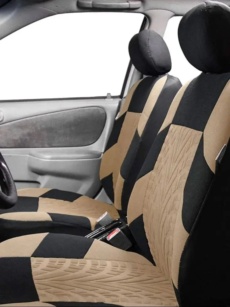 Customized Polyester Four Seasons Universal Full Set Car Seat Covers