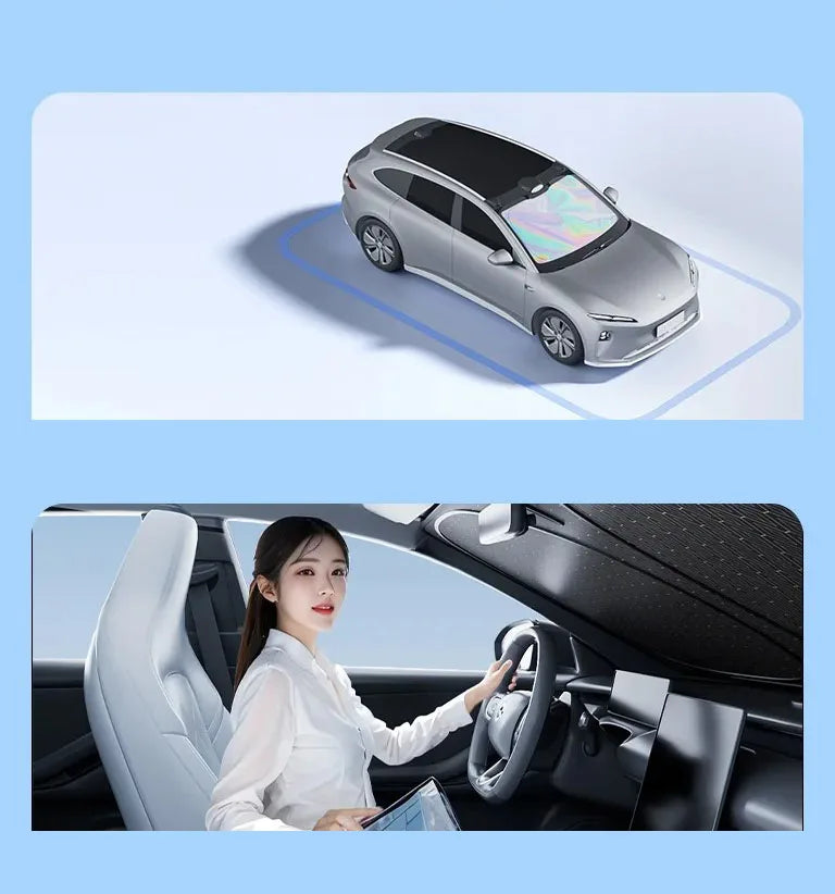 Folding Car Windshield Sun Shade Cover Visor Protector Interior Anti UV Sun Windscreen Parasol Auto Accessories