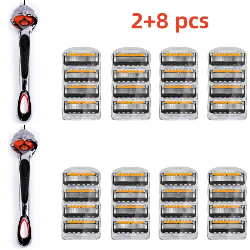 CC002-Razor cycle replaces shaver 5-layer shaving head replaces professional razor blades