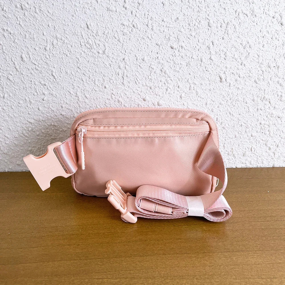 Fashion Yoga Fanny pack Metal Logo Sports waist bag Yoga Mobile Bag Portable bag Unisex Fitness Running women's gift