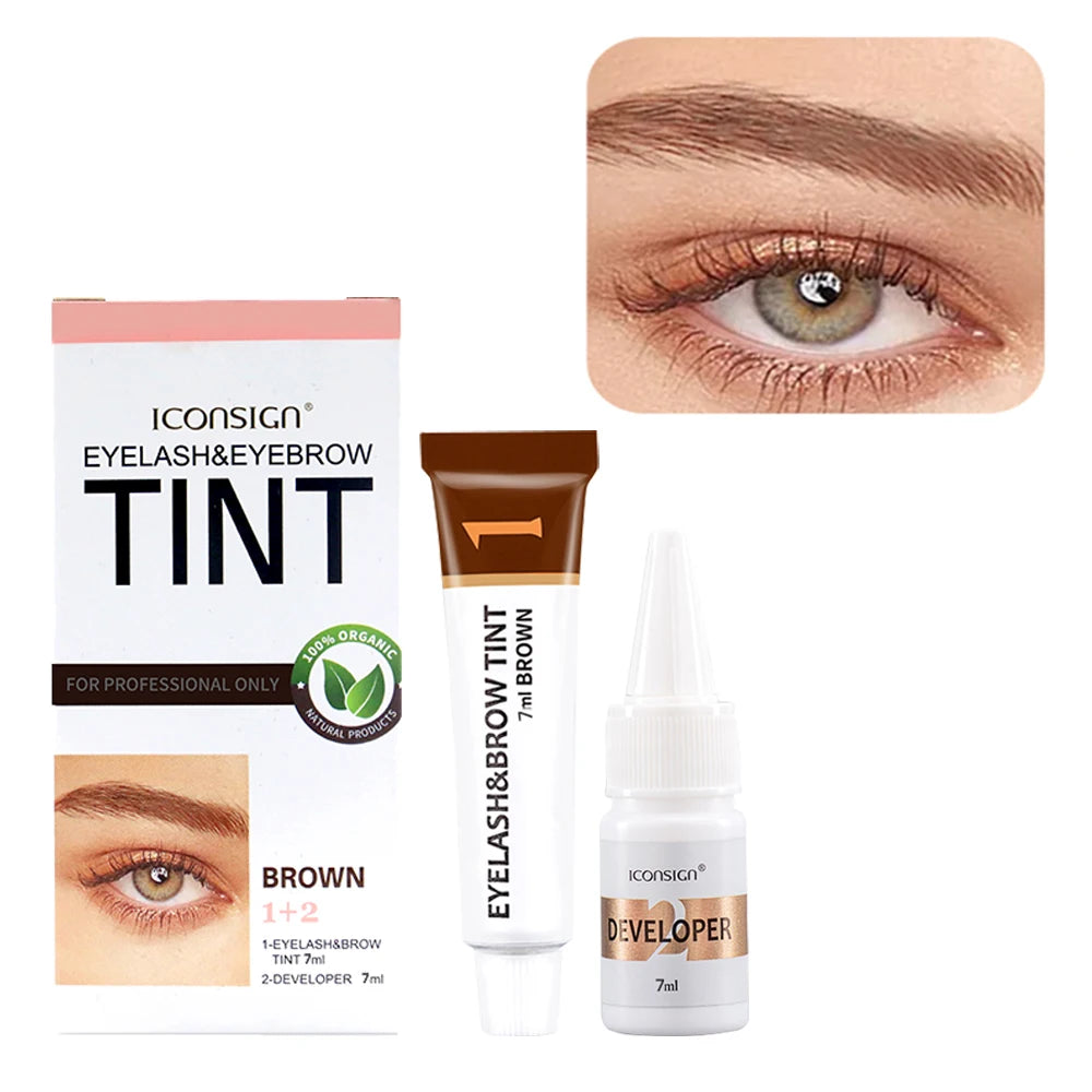 ICONSIGN Lash Lift Kit,Eyelash Perm Kit,Lash Lift and Tint Kit Professional Eyebrows Dye Lash Extension Set Semi-Permanent