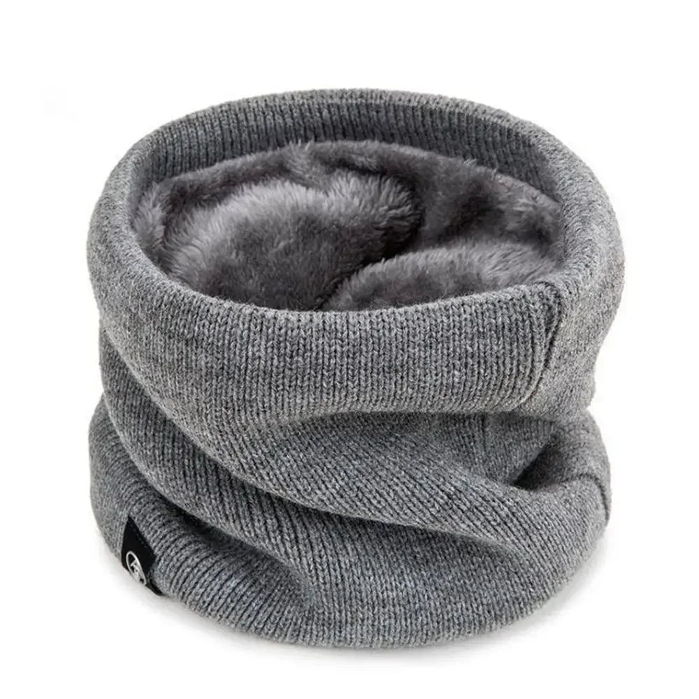 Fashion Soft Knitted Neck Warmer, Women/Men Sports Scarf with Face Cover for Winter Skating Running and Hiking