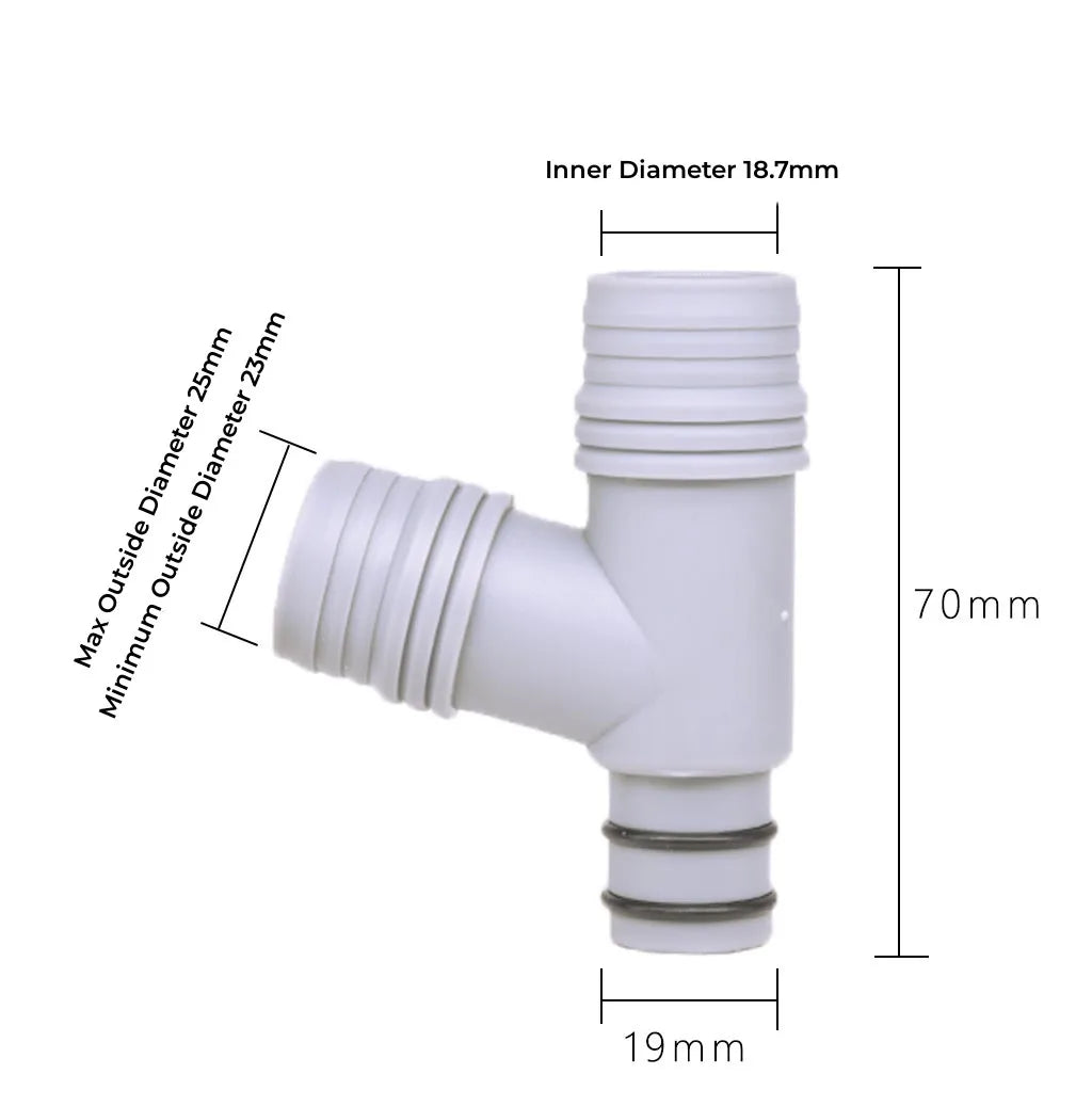 Sink Drain Pipe Adapter Y Shaped Kitchen Basin Sewer Branch Drainage Water Pipe Three Links Head Sink Connector Accessories