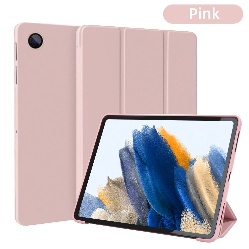 Case for 2021 Samsung Galaxy Tab A8 X205 X200 10.5in PU Tablet Cover Smart Leather Funda wake up from sleep Stand