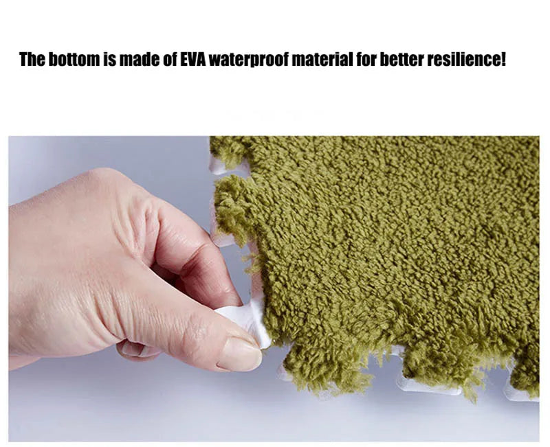 Soft Plush  Baby Play Mat EVA Foam Children's Carpet Interlocking Exercise Tiles Floor Carpet And Rug for Kids Pad 30*30 CM