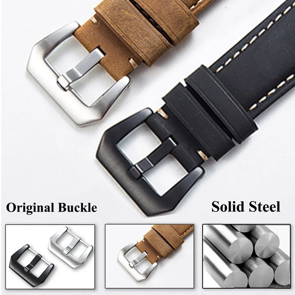 Quick Release Leather Straps for Huawei Watch 5 46mm GT 5 4 Quality Genuine Leather Band for Huawei Watch 5 46mm Accessories