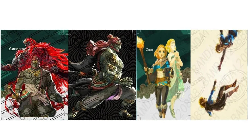 New splatoon Zelda Amiibo Card Apply to the Legend of Zelda: Tears of the Kingdo and Breath of the Wild Latest Paragliding NFC