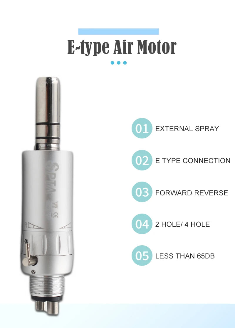 Dental 2Hole 4Hole Air Motor External Slow Low Speed Handpiece High Quality Kit Latch type Push Button Dental Tools